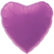 Шар фольгированный Сердце фиолетово...
