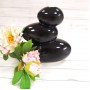Керамическая ваза Камни 20 см, черная