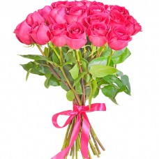 Букет из 19 розовых роз